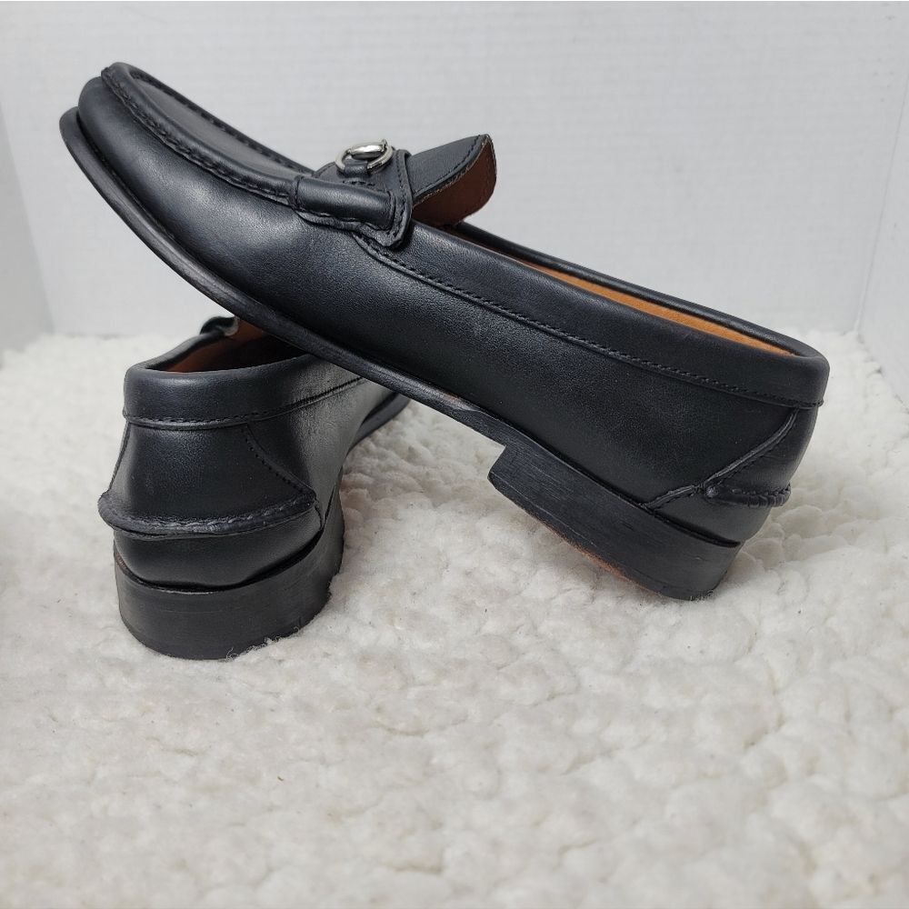 Chippewa Black Leather Horsebit Loafers Shoes Men’s 9C Handcrafted USA 2337 - Picture 6 of 11